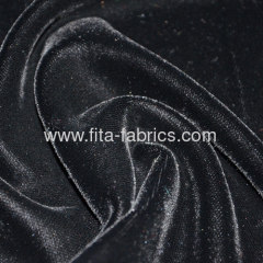 High quality folded shiny velvet pleuche fabric or panne velour