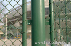 Property of plastic coated chain link fence