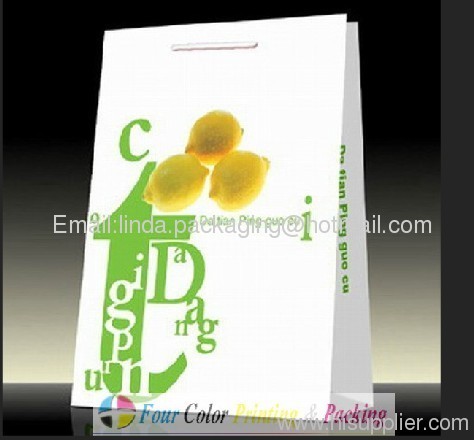 High quality promotional paper bag with handle