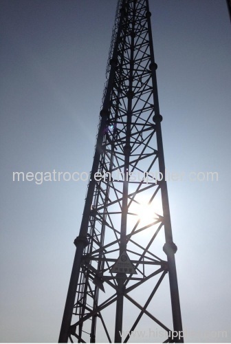 free-standing steel lattice tower