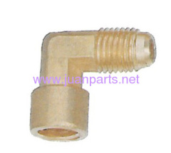 Brass pipe fitting pipe 90 degree external flare to NPTFI