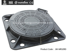 EN124 D400 C/O600mm Square Frame Composite Manhole Cover