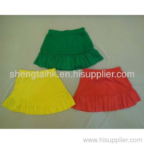 colorful summer children short skirt