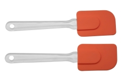 silicone spatula with stainless steel handle
