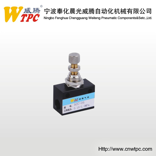 pneumatic flow control valve check valve exhaust valve ST-08