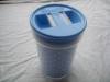 hard plastic canister with lids