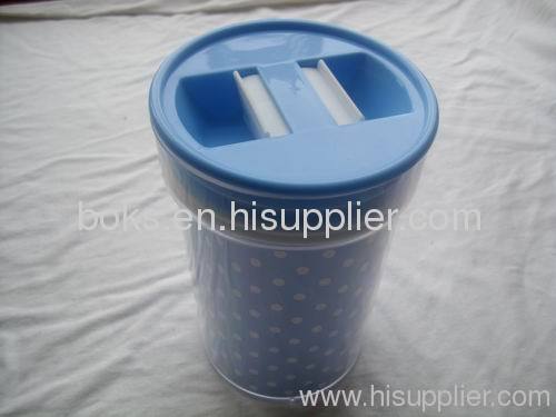 hard plastic lid scanister