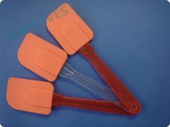 9inch Nostick Silicone Scraper with plastic handle