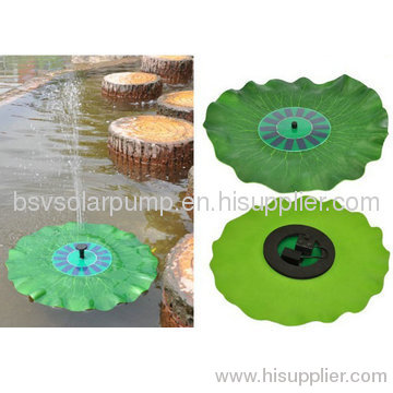 solar energy fountain pump