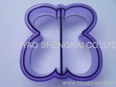 plastic sandwish crust cutters or cake moulds