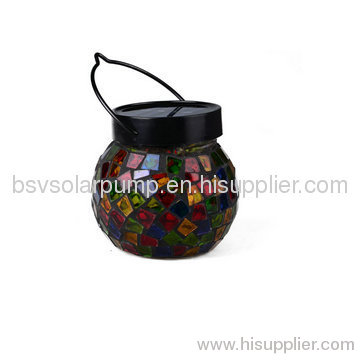 Solar Floral Jar solar garden light