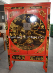 Chinese classical paint wardrobe