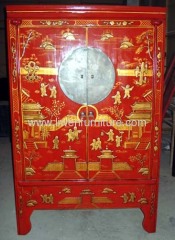 Chinese classical paint wardrobe