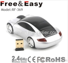 Porsche car shape wireless computer mini mouse