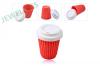 Food Grade Silicone coffee cup with cover