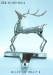 Metal stocking holder with plating