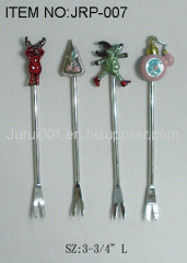 Metal tableware with colorful epoxy