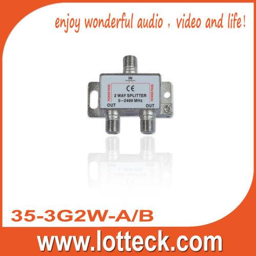 5-2400MHz 35-3G2W-A/B SAT 2-way splitter