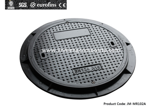 EN124 A15 C/O600mm FRP Plastic Composite Manhole Cover