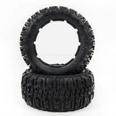 3rd rear excatator tires