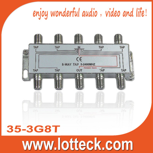 5-2400MHZ LOTTECK 35-3G8T 8-WAY TAP