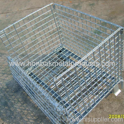 metal wire mesh container/storage cage