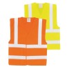 Hi-Vis Vest with Flame Retardant Finish (Yellow or Orange)