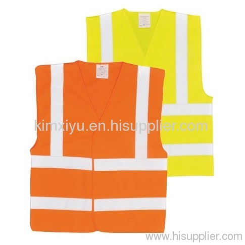 Hi-Vis Vest with Flame Retardant Finish (Yellow or Orange)