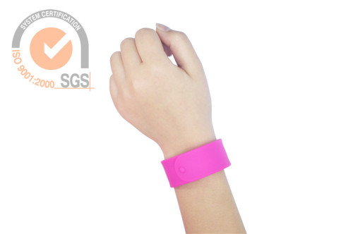 Promo Silicone & Rubber wrist Band in Rosed Color