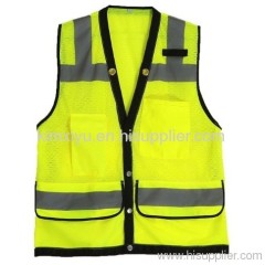 High visibility safety vest