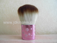 Duo fiber synthetic hair mini compact kabuki brush