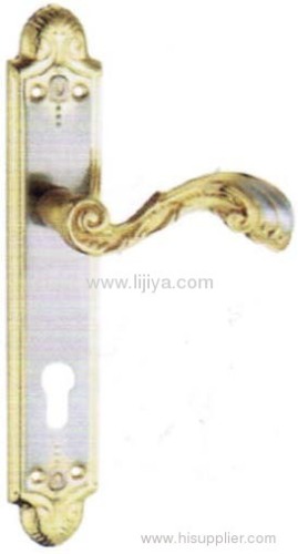 european style door handle lock