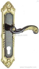 double lock set door handles