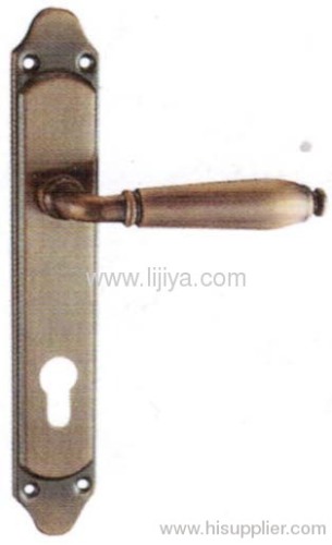 glass door handle lock