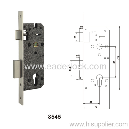 Iron door lock body