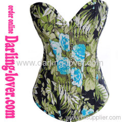 New Bamboo Print Corset