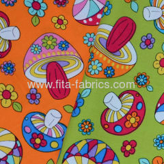 80% Poly 20% Cotton Printed Fabric