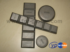 Excavator part antiwear wear plate for bucket wear button