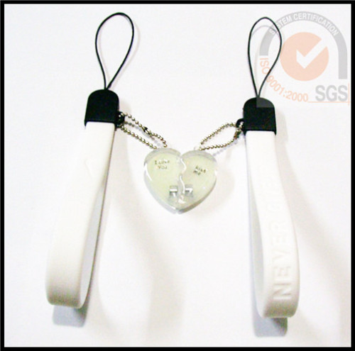 Fashional Silicone & Rubber phone Strap