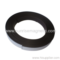 Rubber magnet with adhesive