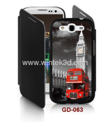 Art 3d picture Samsung Galaxy Grand DUOS(i9082) 3d case with cover,pc case rubber coated,with 3d picture