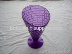 purple popular plastic ice cream cups