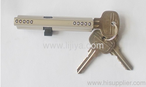 key and knob cylinder lock