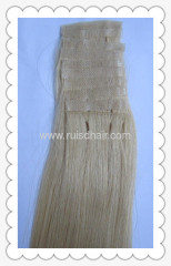 100% SKIN PU WEFT GOOD QUALITY HAND TIED REMY HAIR PU WEFT