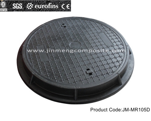 EN124 round gas station composite manhole cover