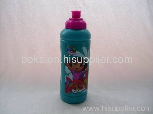 plastic children drinking water bottle