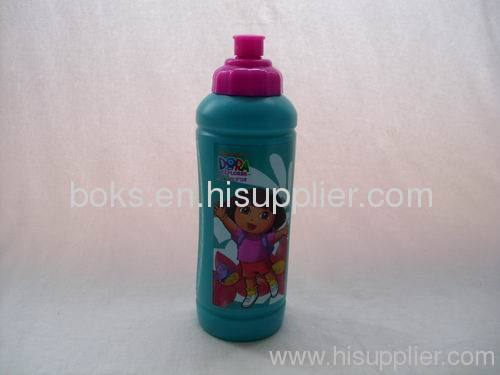 plastic child drinking water bottle