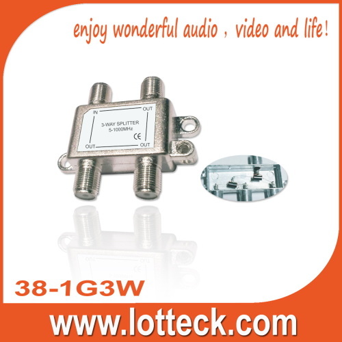 5-1000MHZ HIGH QUALITY 3-WAY-SPLITTER