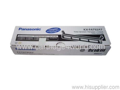 Black Laser Toner Catridge For Panasonic KX-FAT92A7