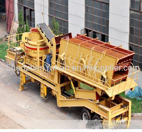Mobile Vertical Shaft Impact Crusher For sale
